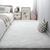 Carpete Sala Peludo Felpudo Luxo Fofo 3,50 X 2,50 M Branco