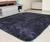 Carpete Sala Peludo Felpudo Luxo Fofo 3,50 X 2,50 M Cinza