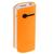 Carregador Portátil Power Bank 1000mA Carga Rápida Laranja