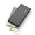 Carregador Portátil Power Bank Bateria Pineng 10000mah para Apl Phone 11 Slim Preto