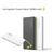  Carregador Power Bank 10000 mAh Com Cabo V8 e Lightning Compatível com iPhone 13/ 13 Pro/13 Pro Max Branco