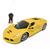 Carrinho Brinquedo Controle Remoto Ferrari Vermelha Brasil Porsche Corrida Carro Decoração Presente Menino Amarelo