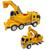 Carrinho Caminhão A Fricção Com Luz e Som Mega Constructor - Zippy Toys - Brinquedo Linha Construção Escavadeira