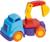 Carrinho Caminhão Brinquedo Articulado Brinquedo Infantil Menino 2 Anos Bebe Criança Escavadeira