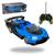 Carrinho Carro Controle Remoto De Brinquedo Para Meninos Corrida Esportivo Ferrari Vermelha Bugatti Azul Verde Divertido Bugatti azul