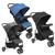 Carrinho de Bebê 3 Rodas Passeio 4RIDE 15kgs Maxi Baby Azul