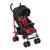 Carrinho de Bebê Chicco Echo com Bumper Bar Scarlet 0 Meses até 15kg Preto e Vermelho PRETO E VERMELHO