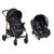 Carrinho de bebê com bebê conforto 2 em 1 Burigotto travel system conforto Ecco + Touring X Preto com cobre PRETO E COBRE