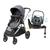 Carrinho de Bebê Maxi-Cosi Anna TS  e Bebê Conforto 360 e Base Isofix Preto
