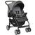 Carrinho de Bebê Reversivel Passeio Travel System Até 15 Kg Rio K Burigotto Preto Mescla