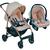 Carrinho de Bebe Travel System Ecco com Bebê Conforto Touring X Burigotto MON AMOUR