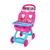 Carrinho de Bonecas Duplo Infantil Bebê Reborn Rosa Passeio Rosa