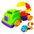 Carrinho de Brinquedo Bebê 1 Ano Menino Criança Infantil Caminhão Escavadeira Mercotruck Verde