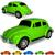 Carrinho De Brinquedo Fusca Beetle 1970 Carro Antigo Classic Verde