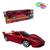 Carrinho de Controle Remoto Veloxx Turbo Car 3 Funções Esportivo Brinquedo Escala 1:24 Vermelho metálico