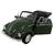 Carrinho De Ferro Fusca Clássico Conversível e Herbie Miniatura Conversível verde musgo