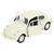 Carrinho De Ferro Fusca Clássico Miniatura Coleção Branco