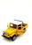 Carrinho de Ferro Miniatura Pickup Toyota Carros Brinquedo 1:32 Amarelo