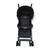 Carrinho de passeio bebe infantil park voyage até 15 kgs guarda chuva compacto função berço Preto