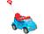 Carrinho de Passeio Infantil a Pedal 1300 Fouks - com Empurrador Emite Sons Calesita Azul