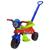 Carrinho De Passeio Infantil Kids Motoca Triciclo Com Empurrador E Proteção Até 25Kg Unissex 2 Em 1 Azul