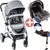 Carrinho De Passeio Infantil Travel System Epic Lite Trio Até 15 Kg - Infanti Grey classic