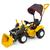 Carrinho De Passeio Ou Pedal Infantil Bebê Politractor Com Concha Poliplac Fazendeiro Amarelo