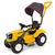 Carrinho De Passeio Ou Pedal Infantil Bebê Politractor Poliplac Fazendeiro Amarelo