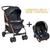  Carrinho de Passeio Rio K Infantil + Bebê Conforto Travel System - BurigottoBurigotto Preto cobre