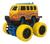 Carrinho Fricção Super Kombi Flip Truck Monster Suspenção Amarelo