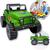 Carrinho Grande de Brinquedo Jeep 4x4 Off Road Trilha Terra Verde