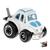 Carrinho Hot Wheels - Tooned - 1/64 - Mattel 70 volkswagen baja bug h20, 126