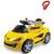 Carrinho Infantil 2 em 1 Passeio e Pedal MC Laram Carro Esportivo Maral Amarelo