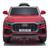 Carrinho Infantil Elétrico Audi Q8 12v com Controle Remoto  Vermelho