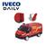Carrinho Iveco Daily Resgate C/ Acessórios Usual Brinquedos Vermelho