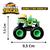 Carrinho Mattel Monster Trucks Hot Wheels Fyj64 Pack Com 2un  Buns steel vs all fried up