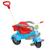 Carrinho Motoca Velocita Classic Calesita Passeio e Pedal Infantil Azul, Vermelho