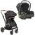 Carrinho Nomad com Bebê Conforto - KIDDO Preto