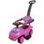 Carrinho Passeio Infantil Criança 3 em 1 Haste Empurrador Quadriciclo Brinqway BW-059 Rosa