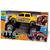 Carrinho Pick Up Titã Alpha Monster Truck 0033 - Samba Toys Amarelo