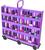 Carrinho Plástico Médio Expositor Para 160 Esmaltes - Santa Clara Pink (4494)