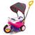 Carrinho Triciclo Infantil Bebê Poliplac - De Passeio Ou Pedal Policiclo Rosa