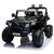 Carro Carrinho Elétrico Infantil Motorizado Criança Mini Jipe Bateria 12v Bivolt 2 Lugares Com Controle Remoto Mp3 Usb Preto