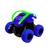 Carro Carrinho Monster C/ Motor À Fricção 360 - Faz Manobras Super Irada - Bee Toys Azul