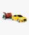Carro Com Moto Mxt 2.0 Roma Brinquedos - Ref 1292 Amarelo