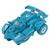 Carro de brinquedo robô transformers dinossauro carrinho fricção Azul claro