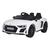 Carro Elétrico Infantil Audi R8 Spyder Com Controle Luz e Som Criança 12v Até 25Kg 3,5km/h Importway Branco