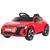 Carro Elétrico Infantil Com Controle Criança Até 25Kg Bluetooth Luz Som USB Musica 6V Audi Etron GT Vermelho