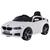 Carro Elétrico Infantil Controle Luz e Som Criança 12v Até 25Kg Acelerador 5 km/h BMW 6 GT Importway Branco