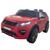 Carro Eletrico Infantil Para Criança Com Controle Entrada USB Música e Luzes Ipod Micro SD Land Rover Vermelho